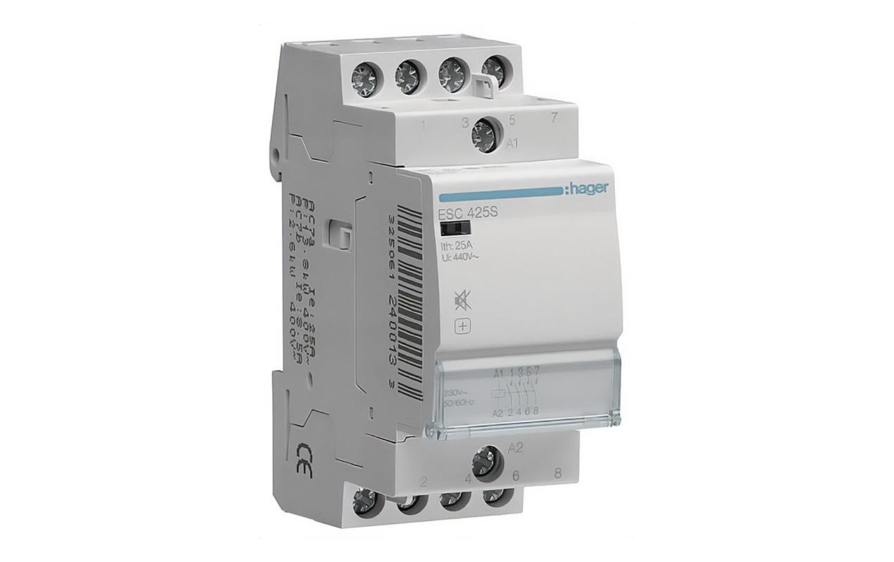Hager Schütz 4S 25A 4-polige Schütze bis 25A