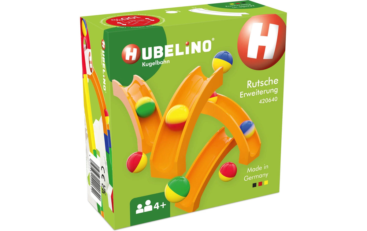 Hubelino Kugelbahn: Rutsche Erweiterung Alter: 2+ Teile: 12