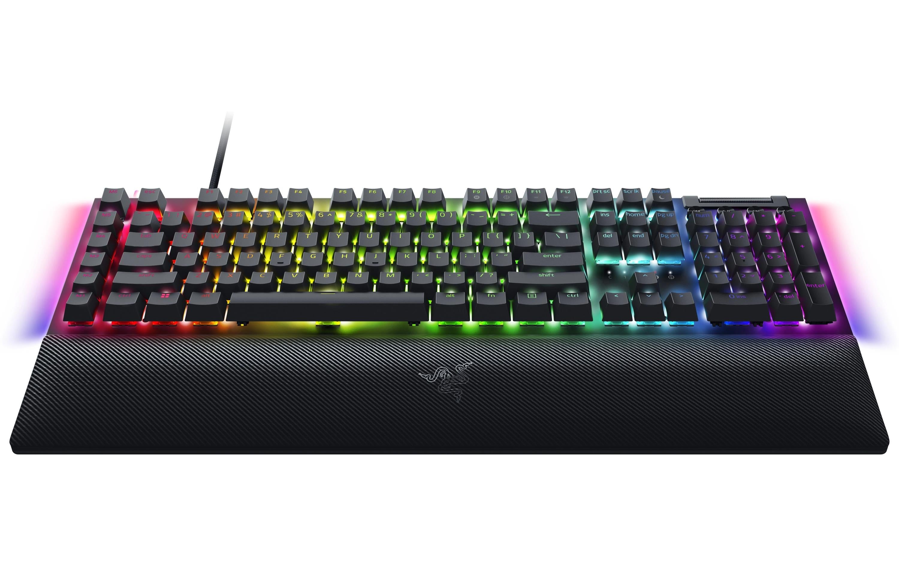 Razer BlackWidow V4 Gaming Keyboard Swiss Layout, Green Switch