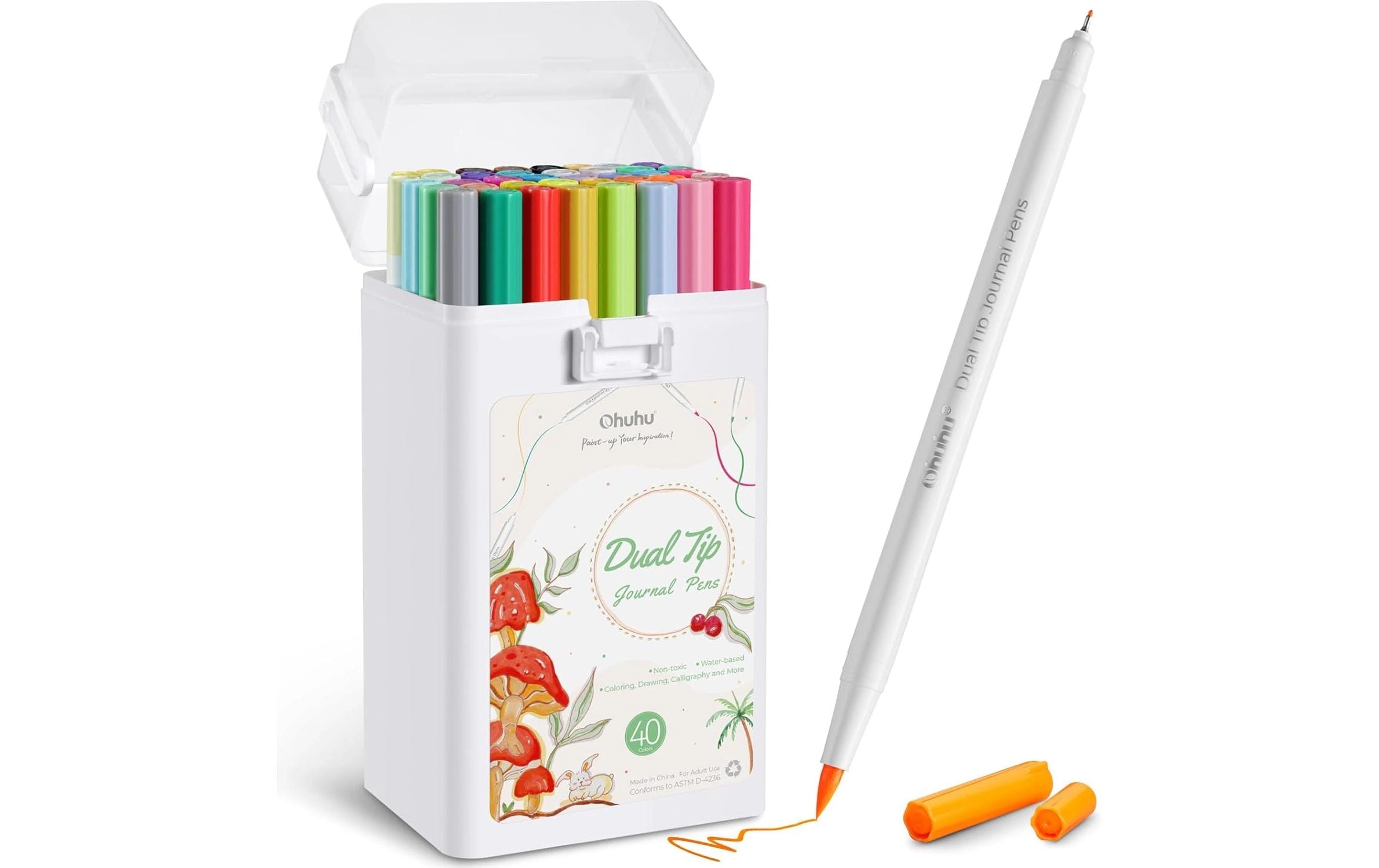 Ohuhu Kunstmarker für Tagebuch (40 Stk.)