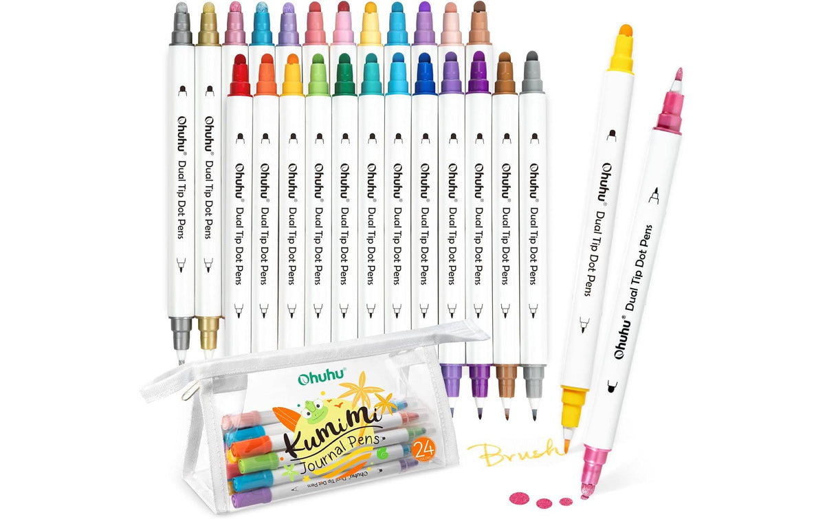 Ohuhu Kumimi Punktmarker für Kinder (24 Stk.)
