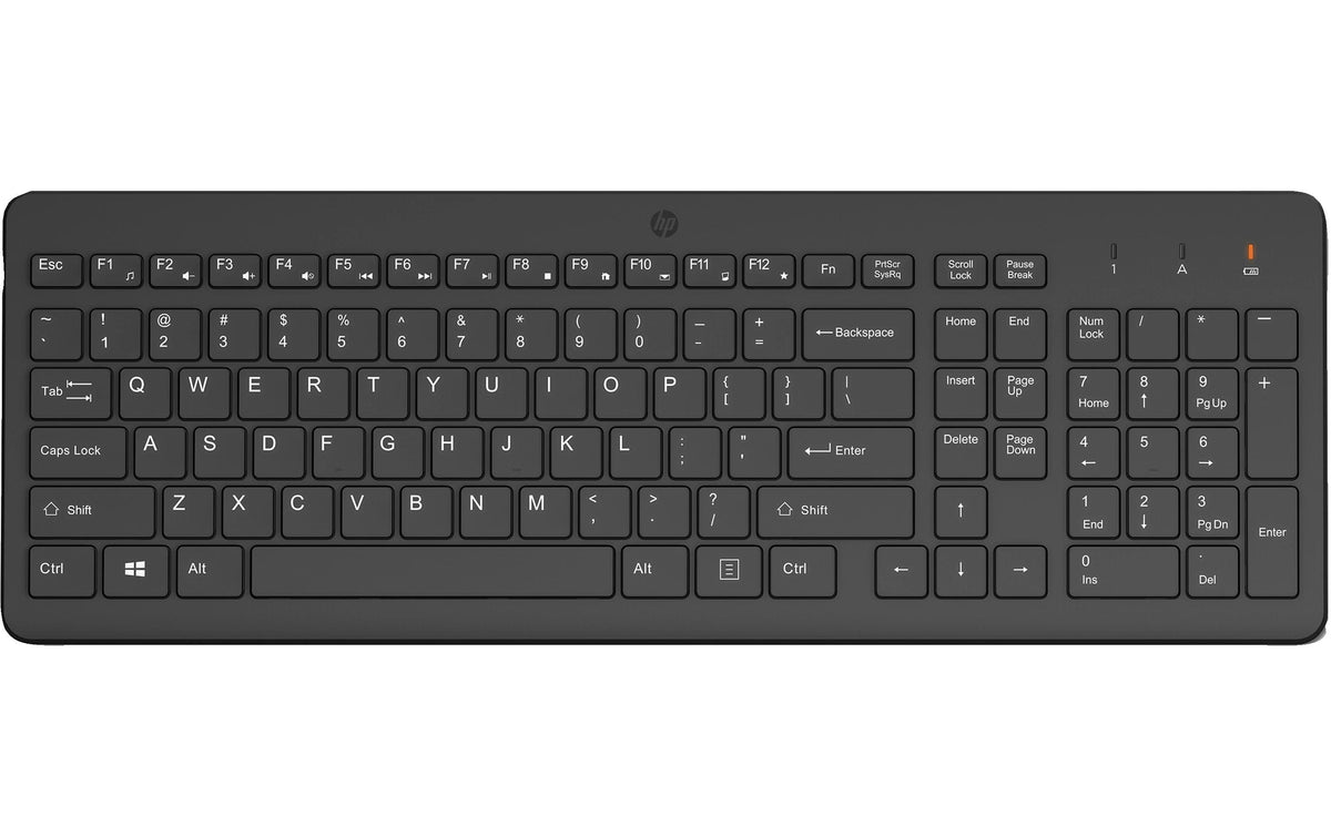 HP HP 225 Tastatur Wireless 2.4 GHz,1xAAA
