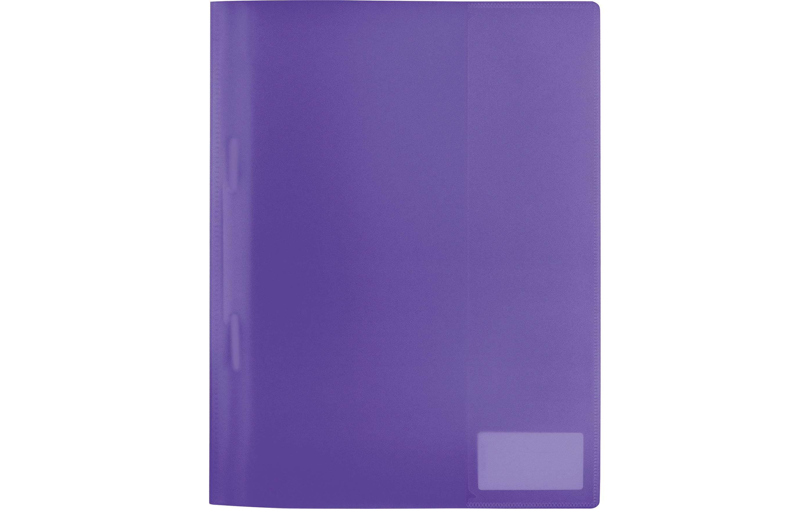 Herma Schnellheft A4 Transluzent violett Polypropylen, Namensfeld, Einstecktasche