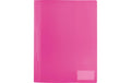 Herma Schnellheft A4 Transluzent pink Polypropylen, Namensfeld, Einstecktasche