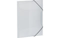 Herma Sammelmappe A4 Transluzent weiss Polypropylen, Gummispanner, 3 Innenklappen