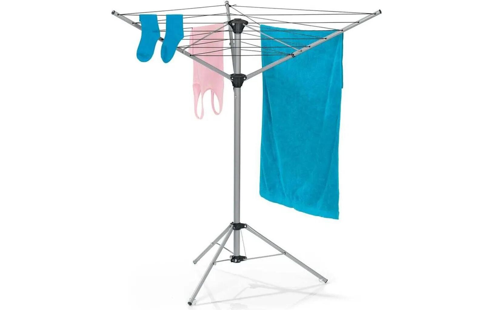 EASYmaxx Wäscheständer Platzwunder Offen: 28x76x144cm, 16 Meter
