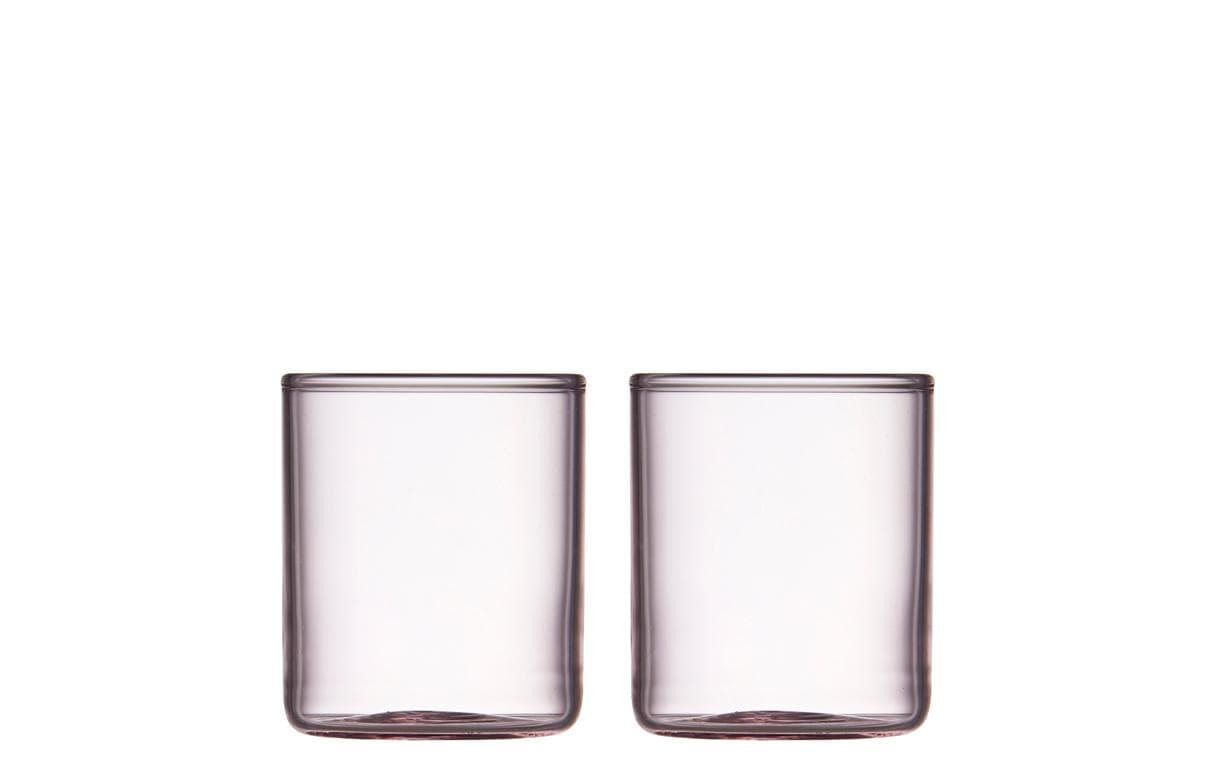 Lyngby Shotglas Torino 5.5 cl 2 Stk. Pink Farbe Pink, Glas