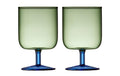 Lyngby Weinglas Torino 30 cl . 2 Stk Farbe Green/Blue, Glas