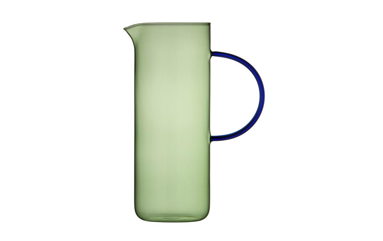 Lyngby Glaskaraffe Torino 1.1 liter Farbe Green/Blue, Glas