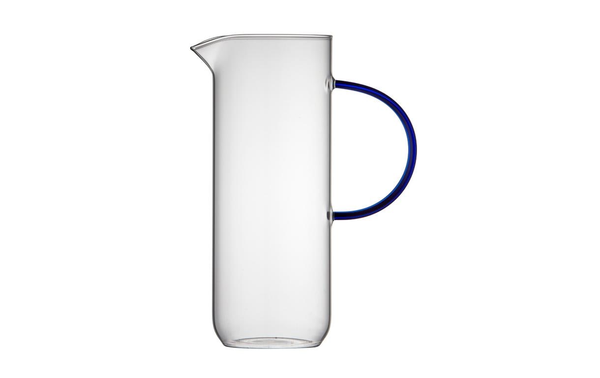 Lyngby Glaskaraffe Torino 1.1 liter Farbe blau, Glas