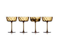 Lyngby Champagneglas Vienna 35 cl Amber 4 Stk. Farbe Brown, Glas