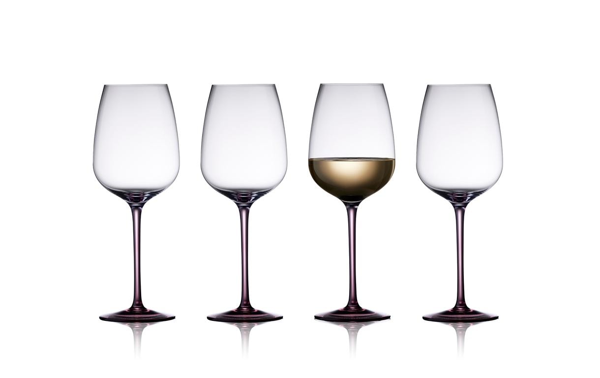 Lyngby Weinglas Vienna 53 cl 4 Stk. Purple Farbe Purple, Glas