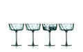 Lyngby Champagneglas Vienna 35 cl Green 4 Stk., Farbe grün, Glas