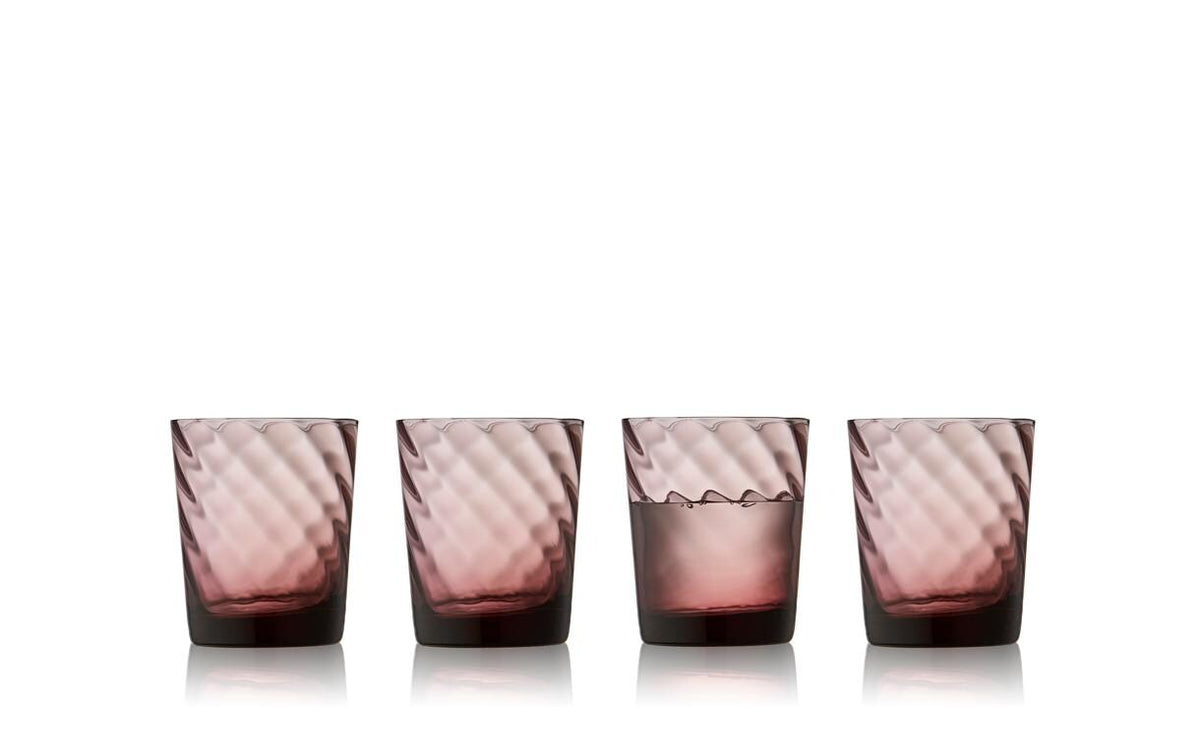 Lyngby Trinkglas Vienna 30 cl 4 Stk. Purple Farbe Purple, Glas
