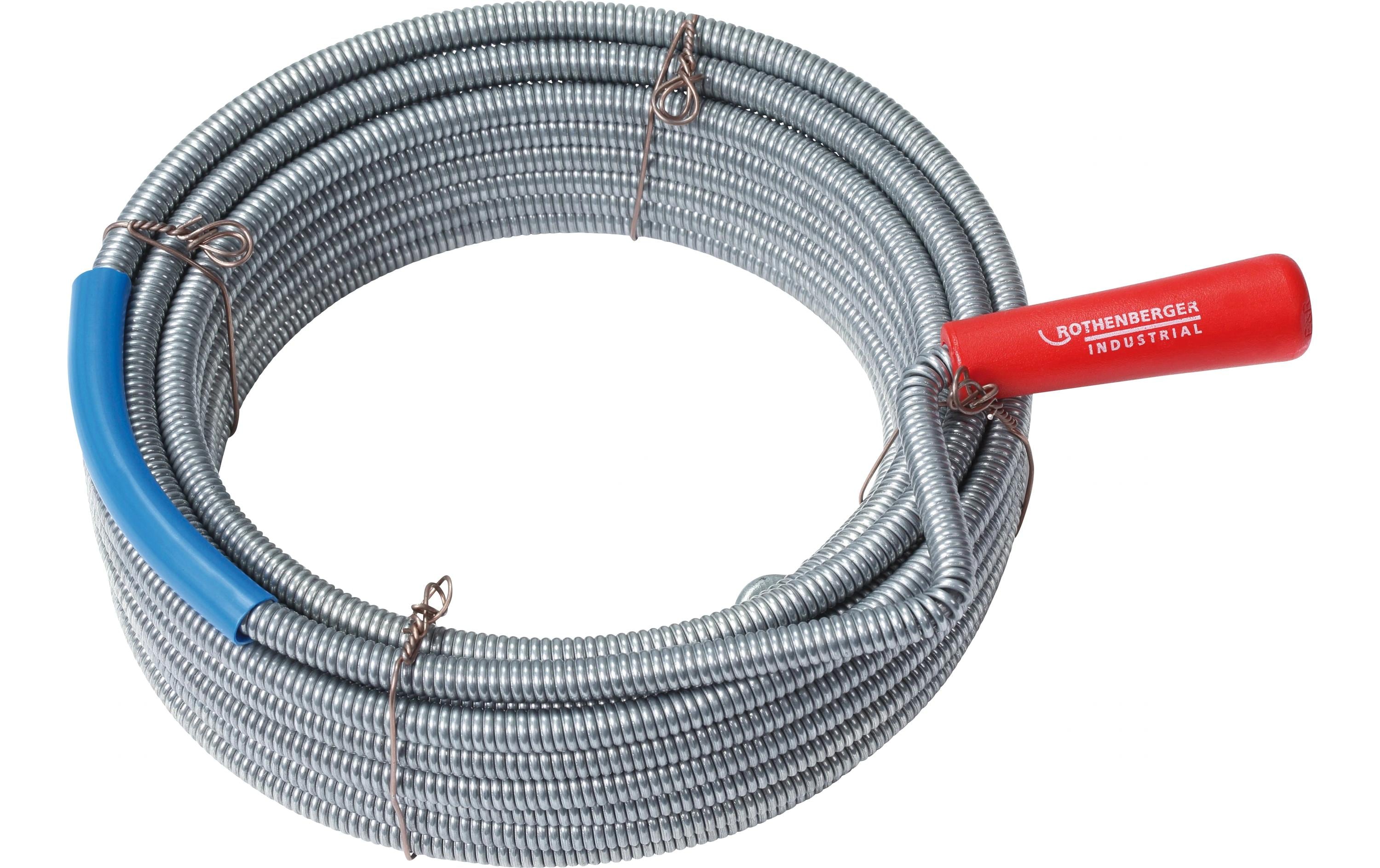 Rohrreinigungsspirale mit Kralle 10m x 9mm