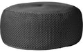 pad Pouf Uni, Schwarz 40x40 cm (DxH), Polyester Füllung und Bezug