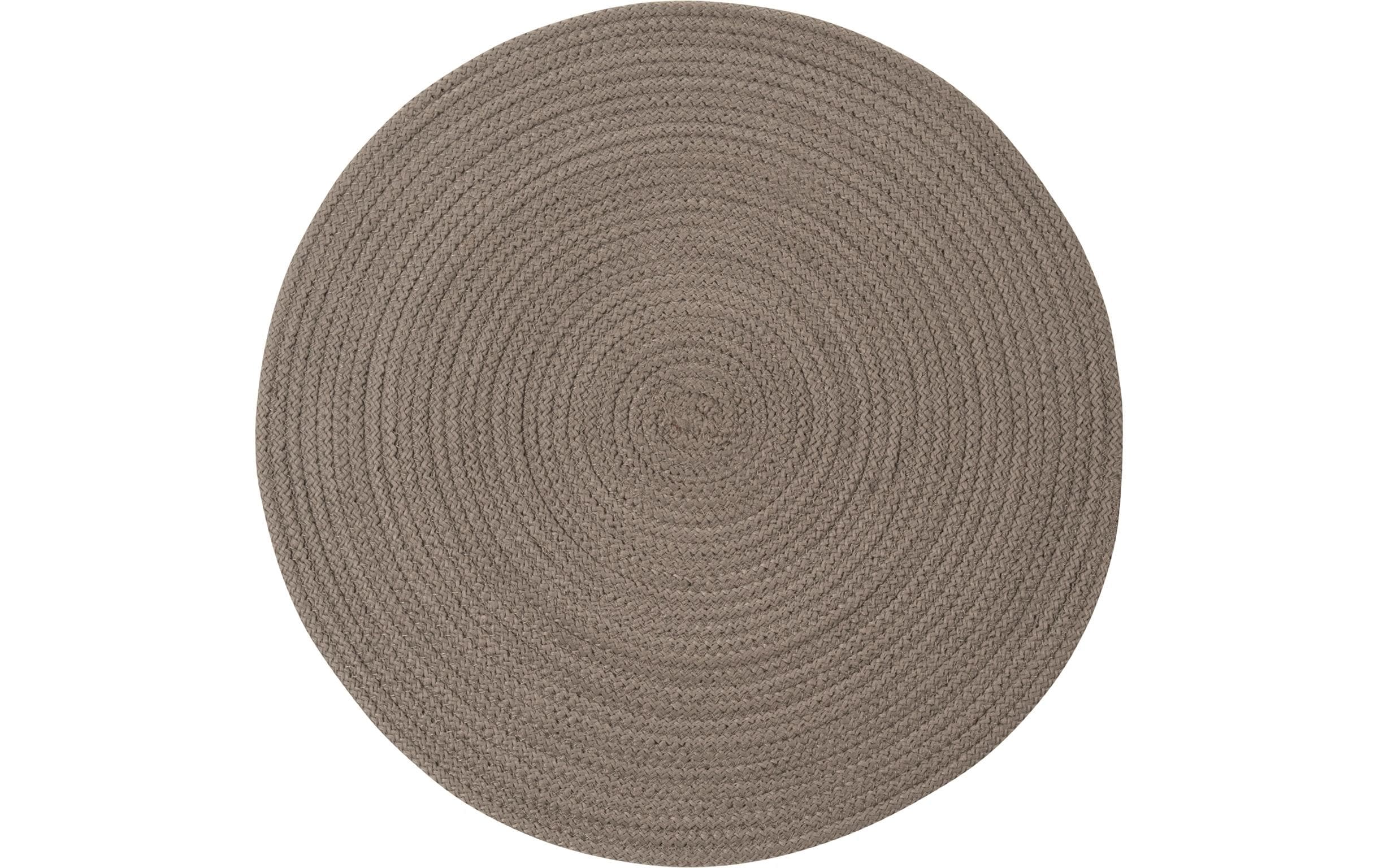 pad Tischset Poi, Taupe, 1 Stück D: 40 cm, 100% Polyprpylene