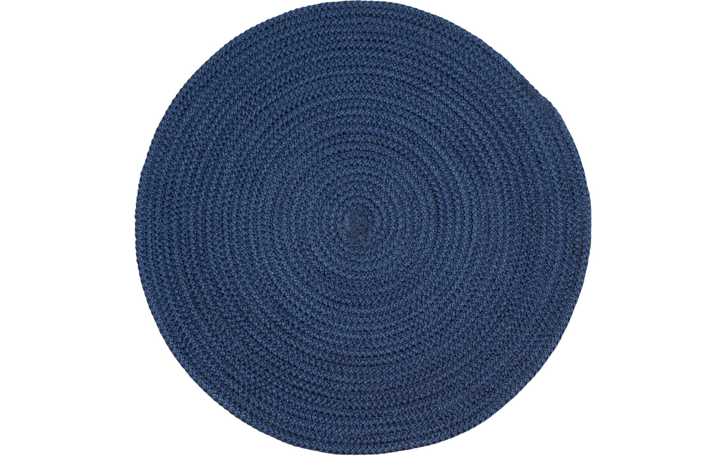 pad Tischset Poi, Blau, 1 Stück D: 40 cm, 100% Polyprpylene