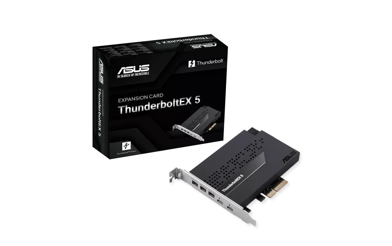 ASUS ThunderboltEX 5 Karte Dual TB 5 USB-C, DP 2.1, PCIe 4.0 x4