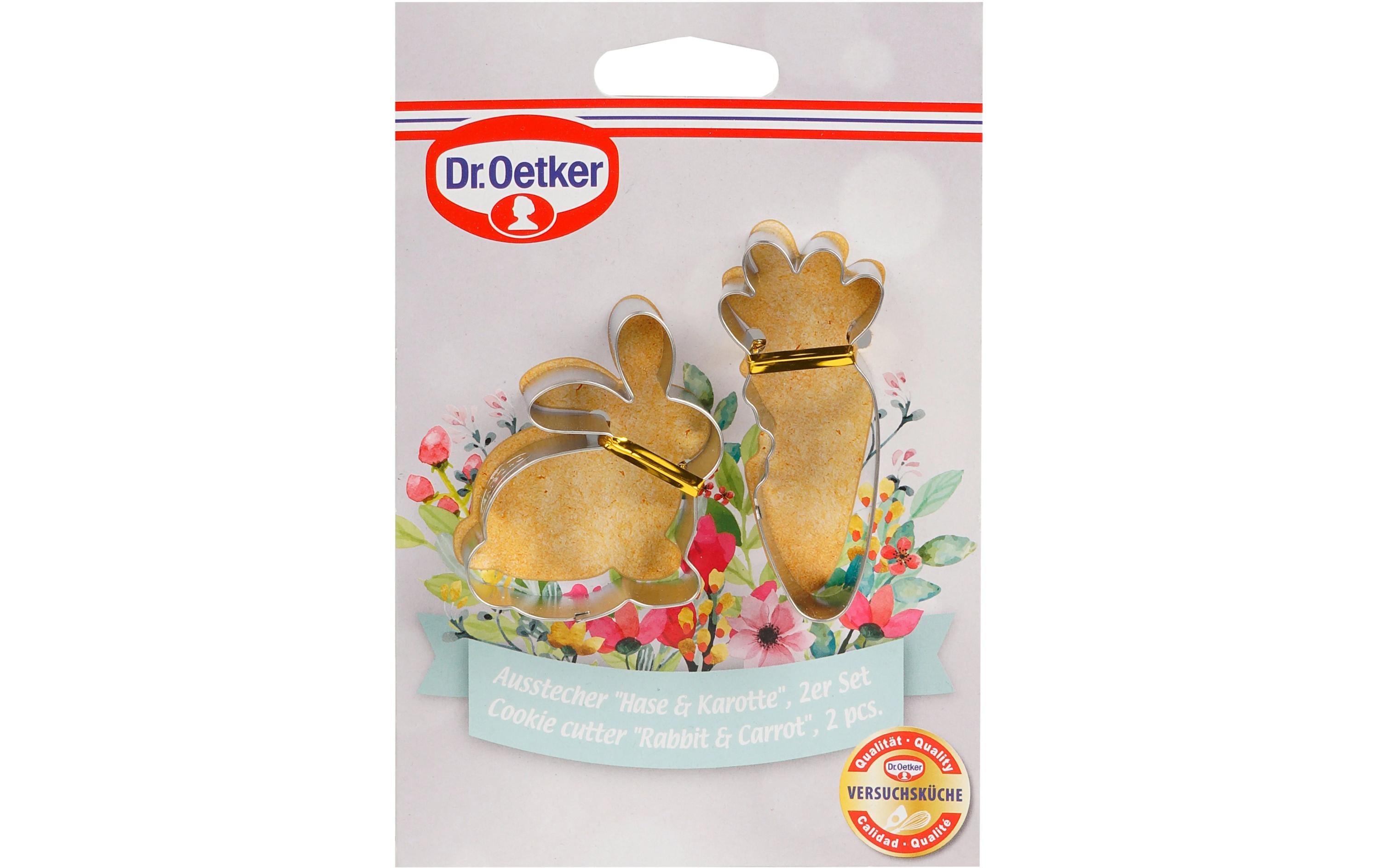 Dr. Oetker Ausstecher Hase & Karotte 2er-Set