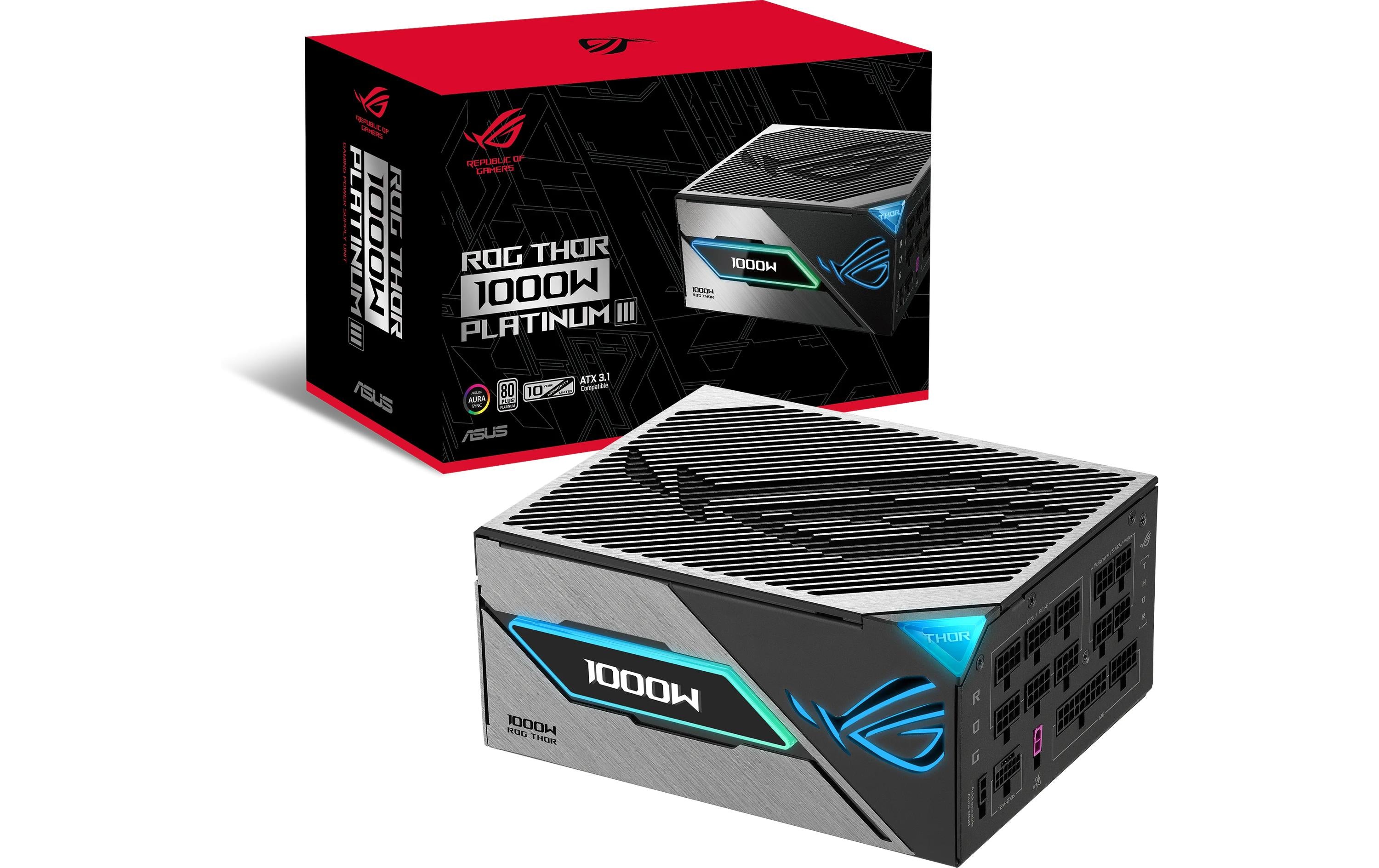 Asus ROG Thor 1000W Platinum III 80+ Platinum, OLED Display, PCI-E 5.1
