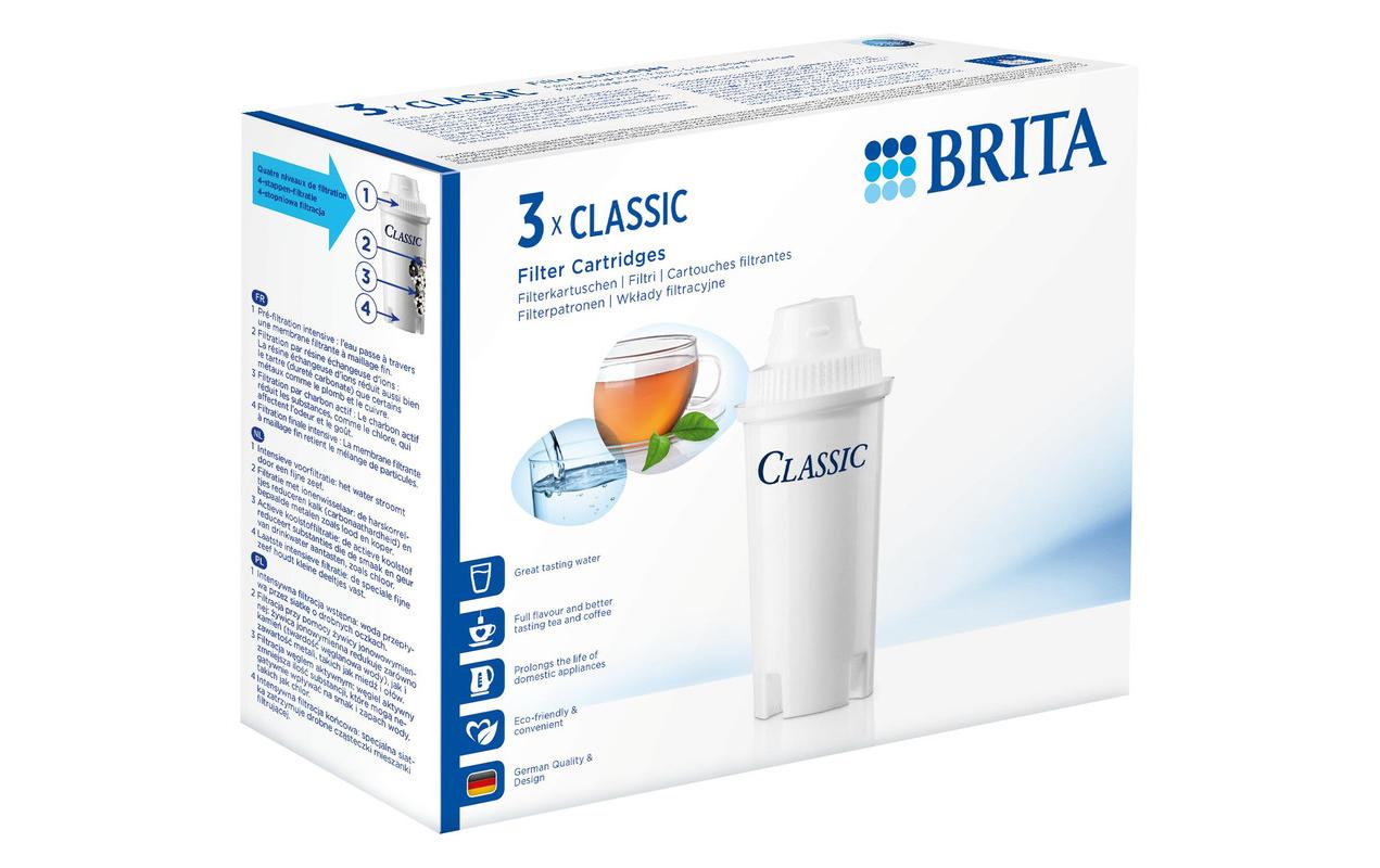 Brita Kartuschen Pack 3er Classic Einsetzbar in alle Classic Filtersysteme