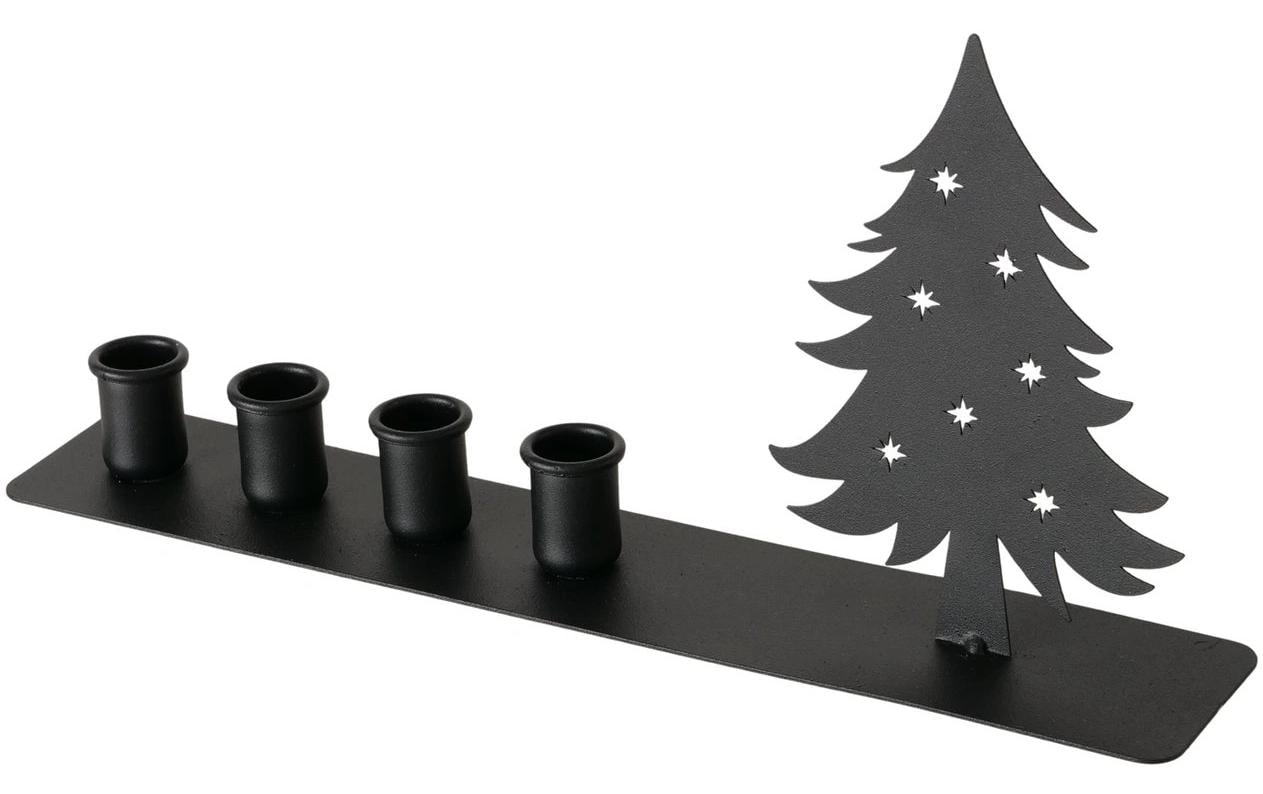 Boltze Kerzenleuchter Waldan Metall, 38x7x18.2cm