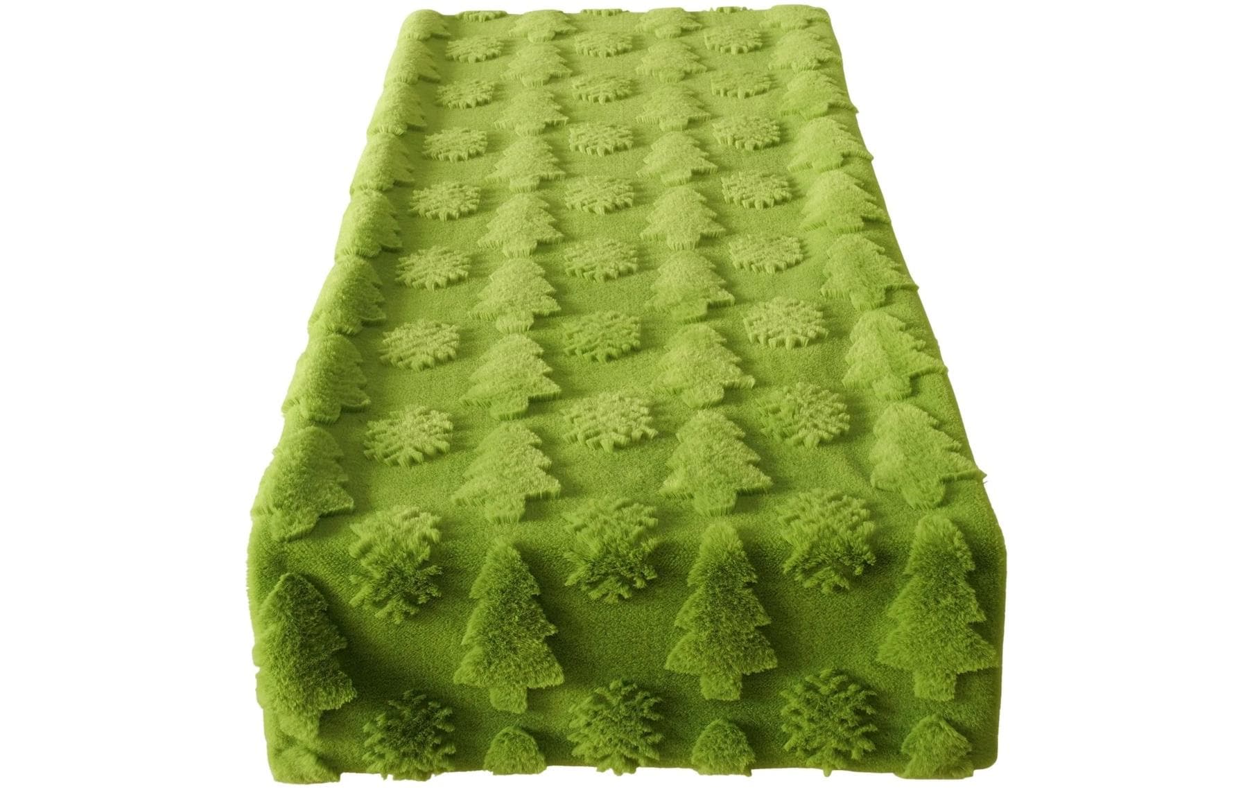 Boltze Tischläufer Naina Grün Textil, 144x40cm