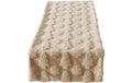 Boltze Tischläufer Naina Beige Textil, 144x40cm