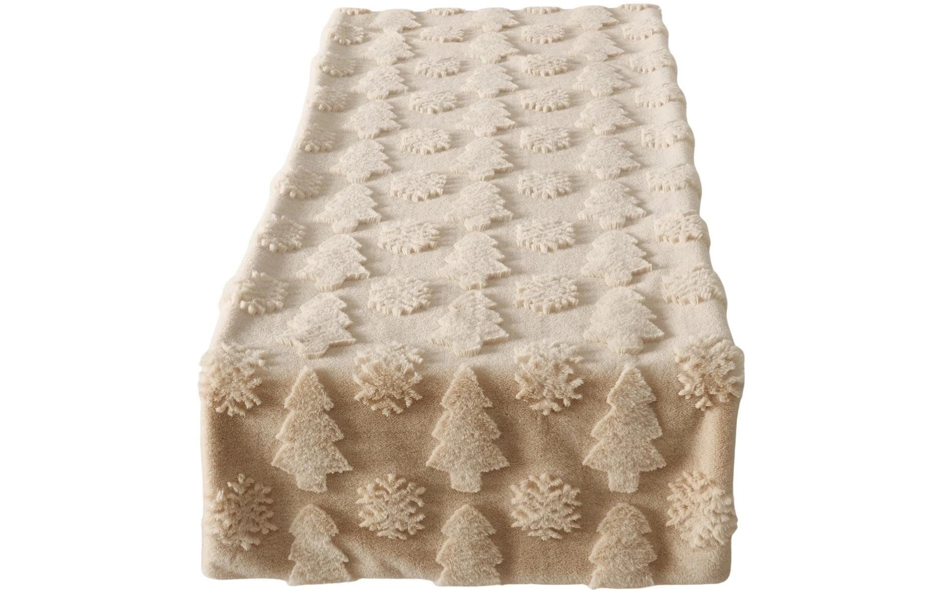 Boltze Tischläufer Naina Beige Textil, 144x40cm