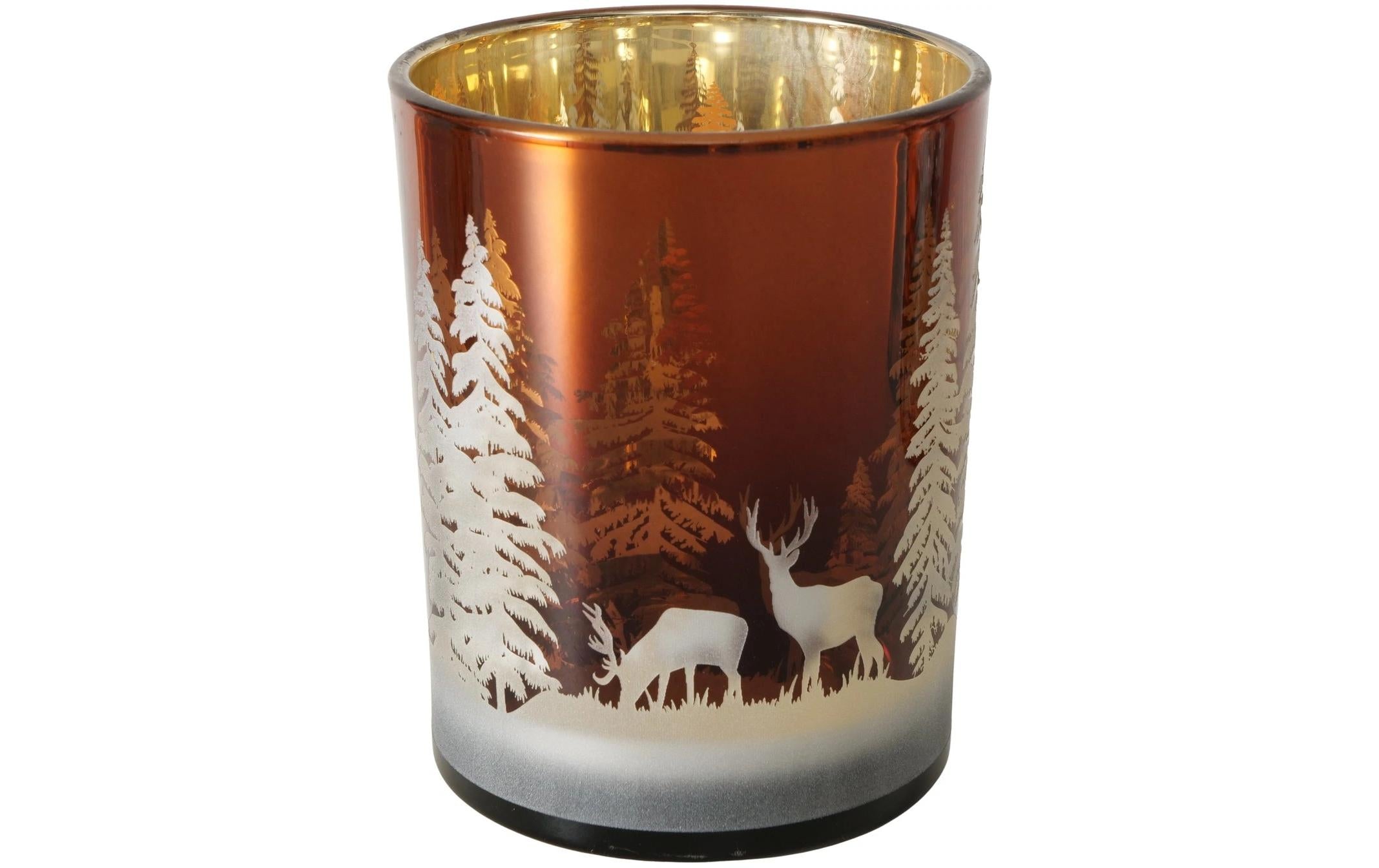 Boltze Windlicht Lorel Glas, 12.5x10cm