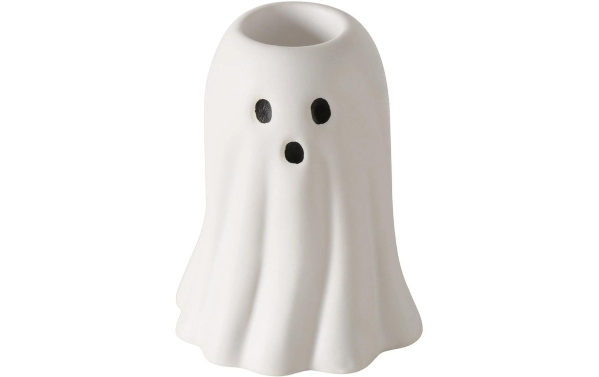 Boltze Kerzenleuchter Ghostie Keramik, 6x5.5x7.5cm