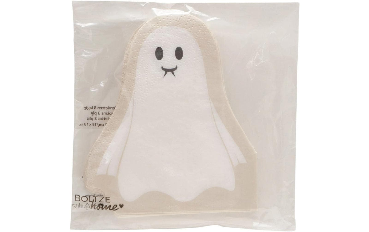 Boltze Servietten Ghostie 12 Stück, 13x15cm