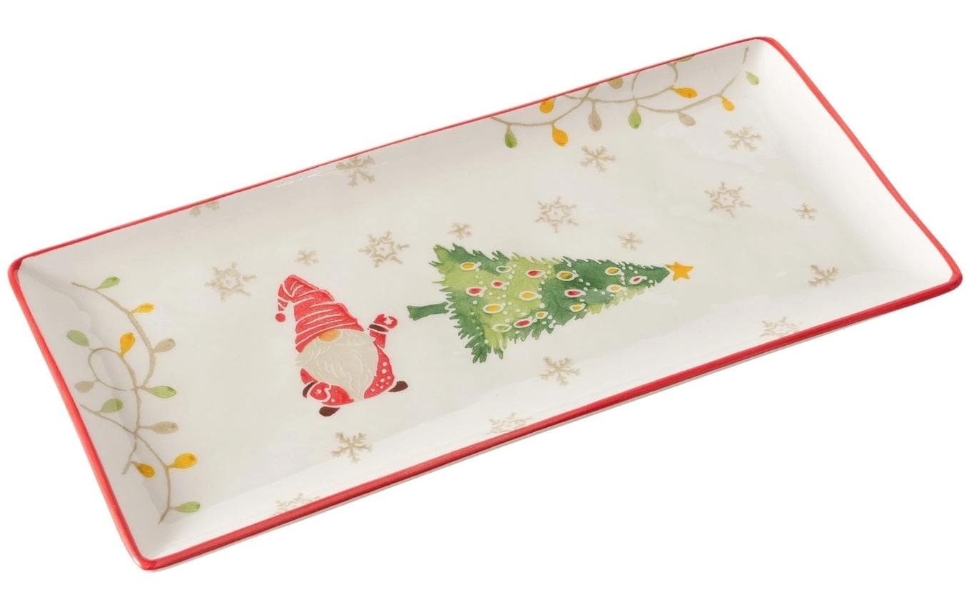 Boltze Servierplatte Noelo Keramik, 35x16cm