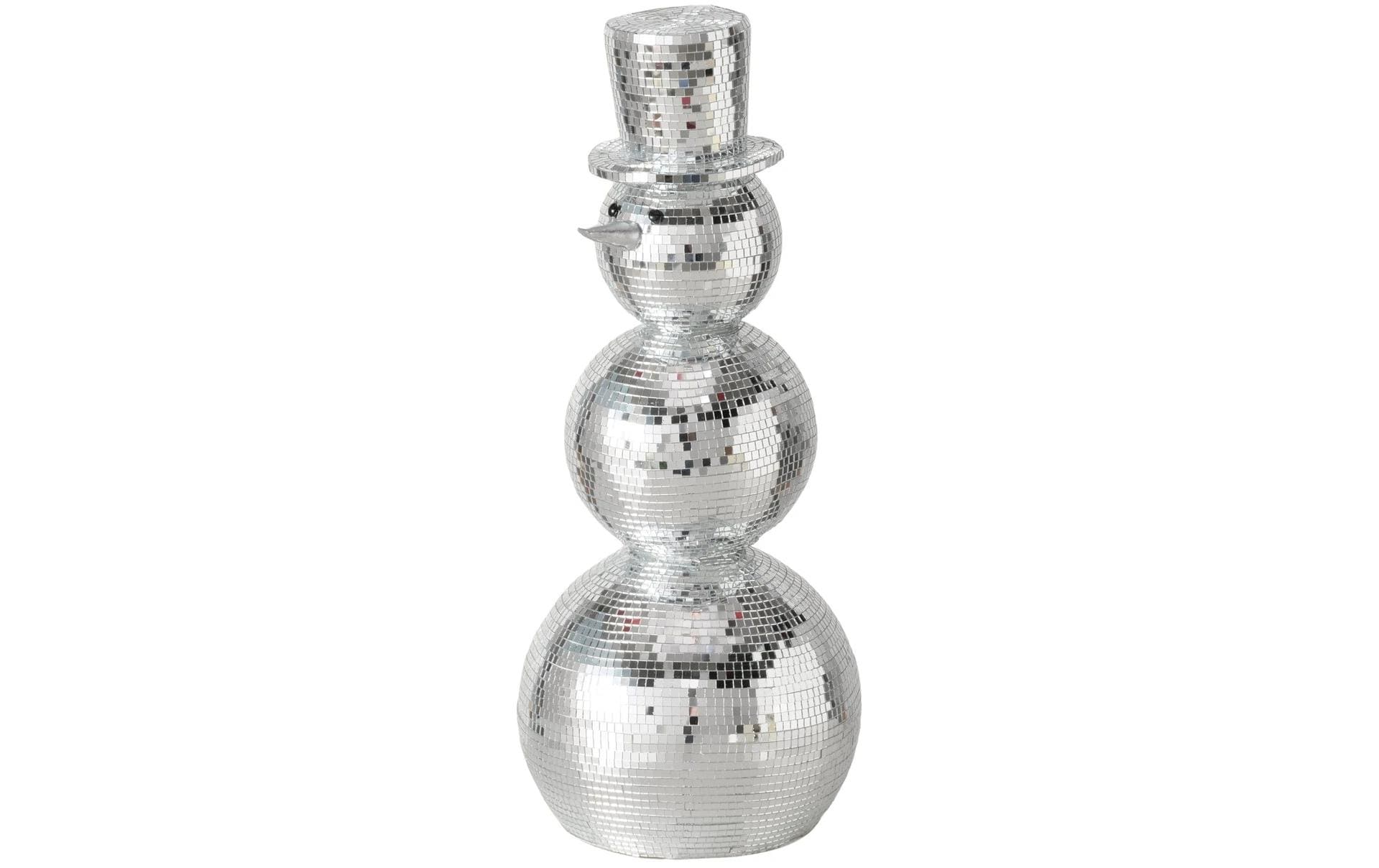 Boltze Schneemann Disco 50x22cm