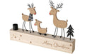 Boltze Kerzenhalter Tima MDF, 31x4x21cm