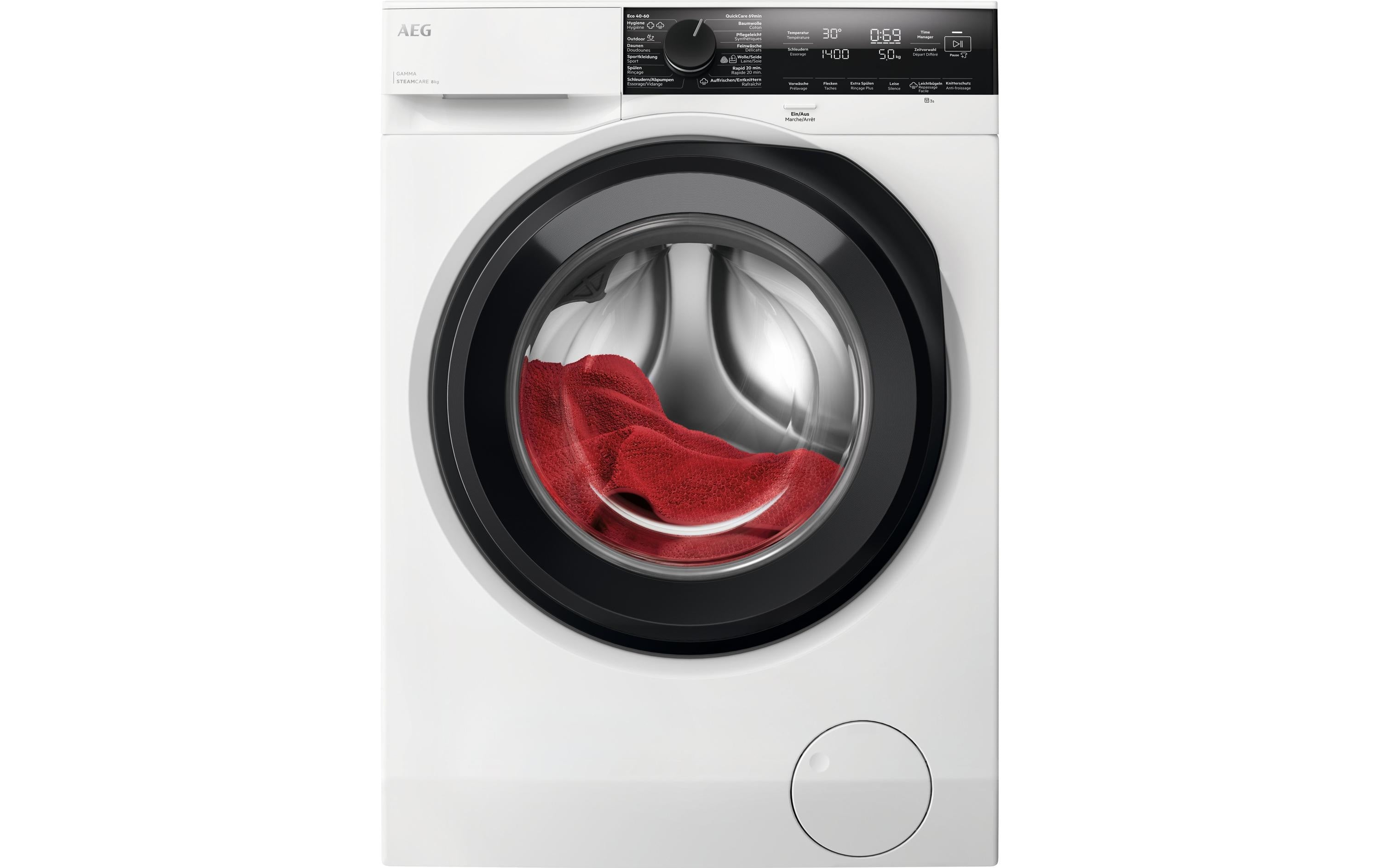 AEG Waschmaschine AWA4GS10 A, 8kg, 72dB, weiss