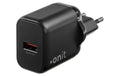 onit GaN-Wandladegerät USB A 20W schwarz