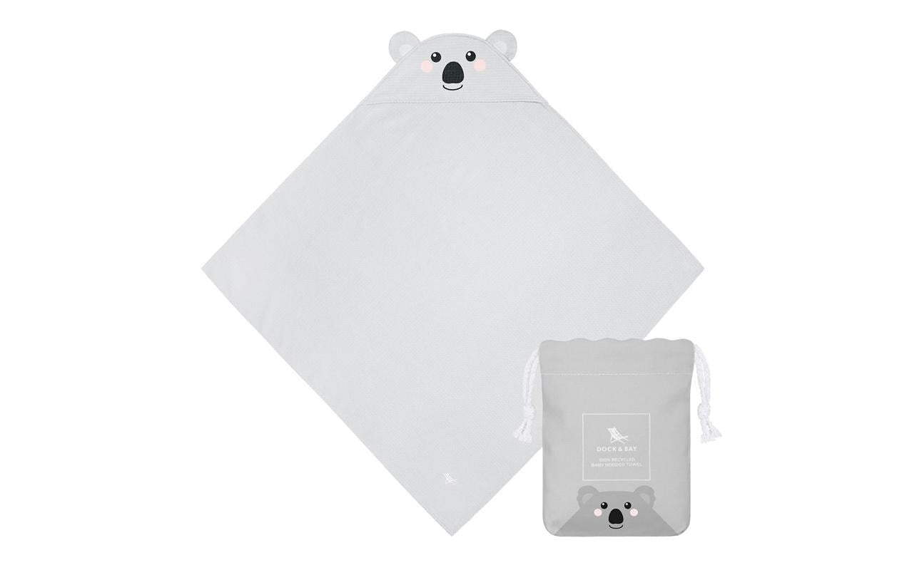 Dock& Bay Baby-Kapuzentuch Koala Polyester/Polyamid, 75x75cm