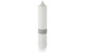 balthasar Kerze für Laternen, Weiss 35x9.2 cm (HxD), Brenndauer 210h