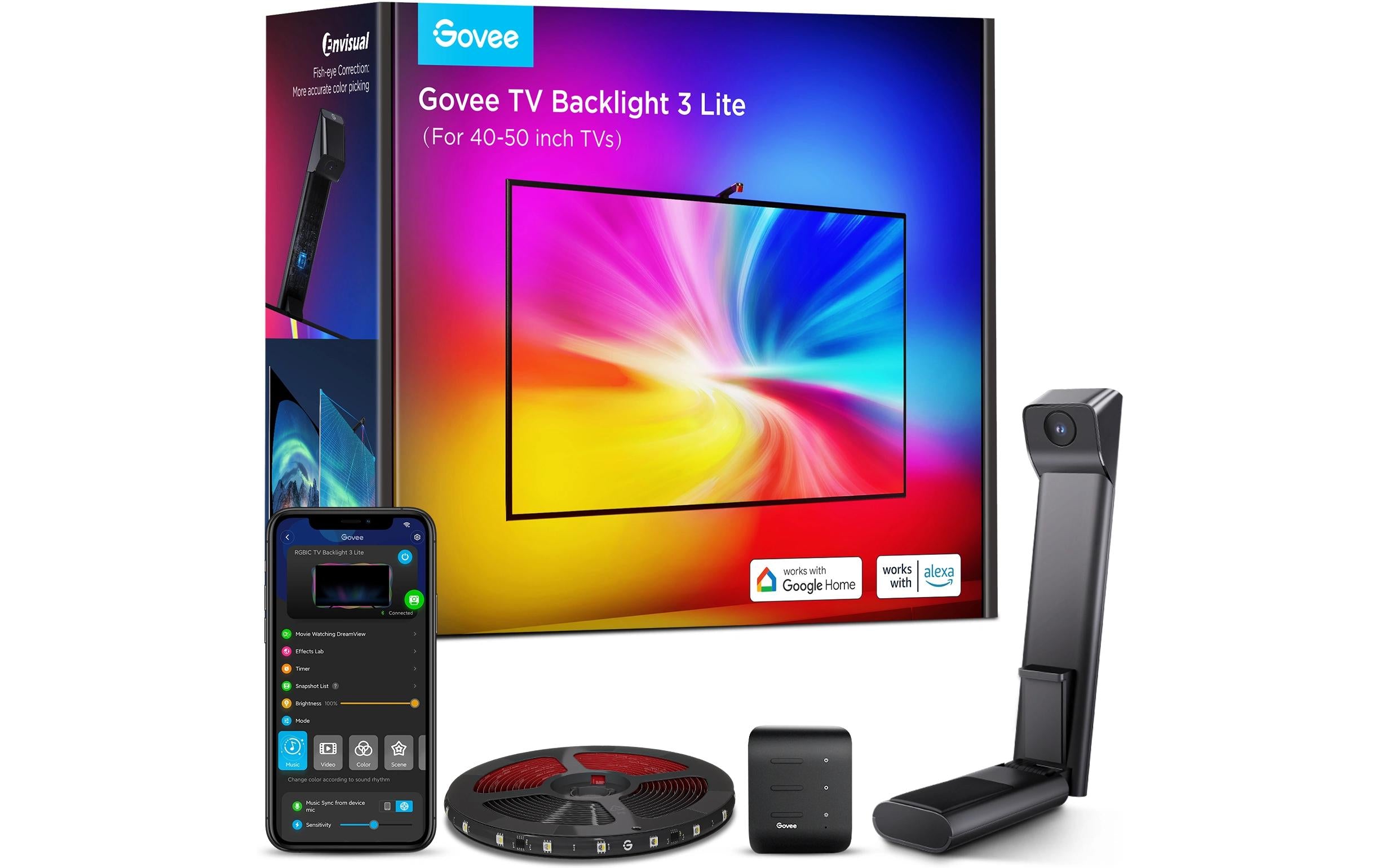 Govee Envisual  T3 TV- Light Strips WiFi, 40-50 Zoll