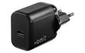 onit GaN-Wandladegerät USB C 20W schwarz