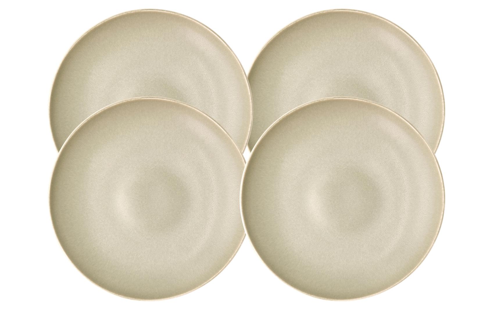 Villa Collection Salatschüssel Shoku 28 cm 4 Stk Soft Beige Steinzeug