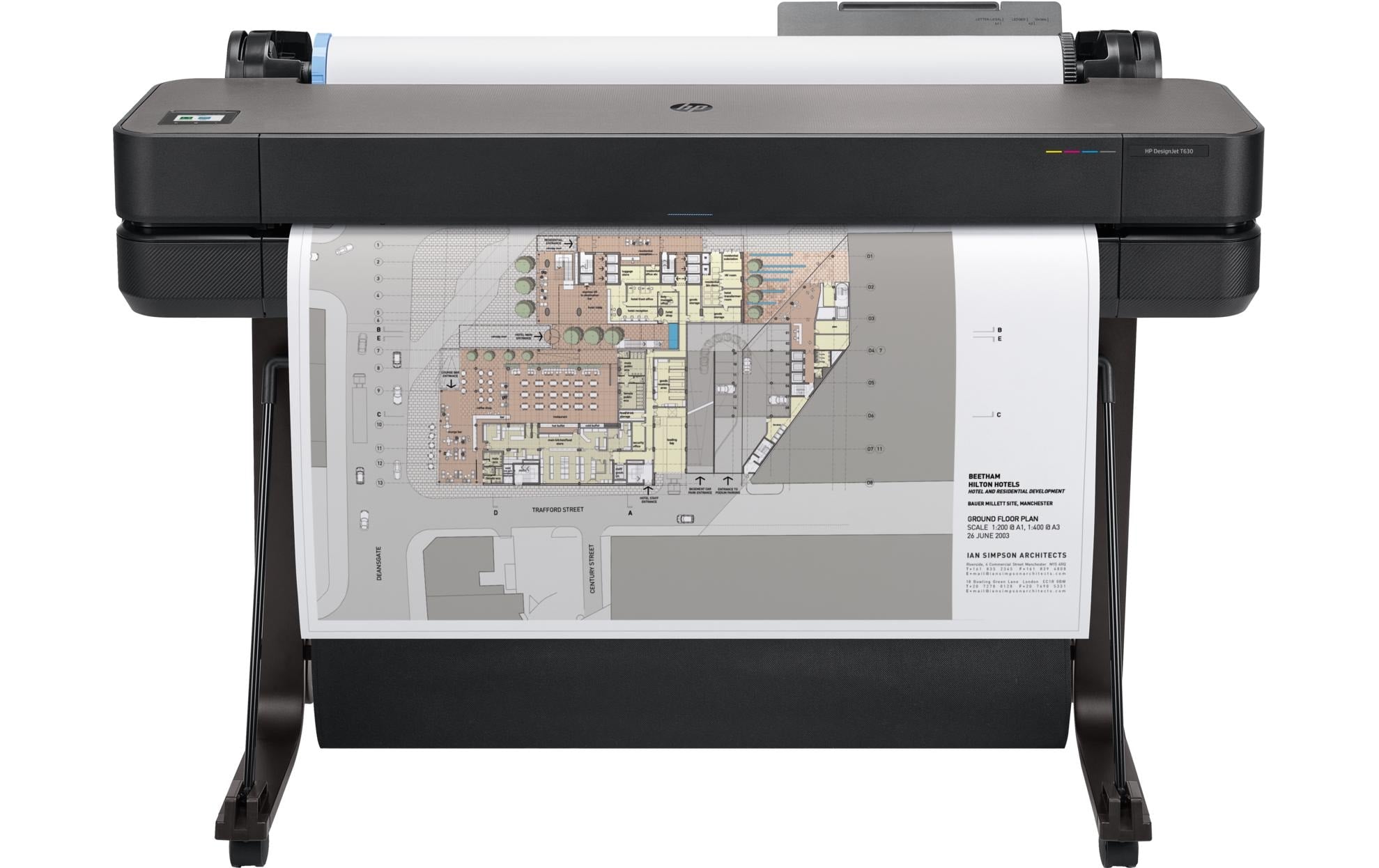 HP DesignJet T630 - 36", Rollen bis 914mm A0, USB 2.0, LAN, WLAN