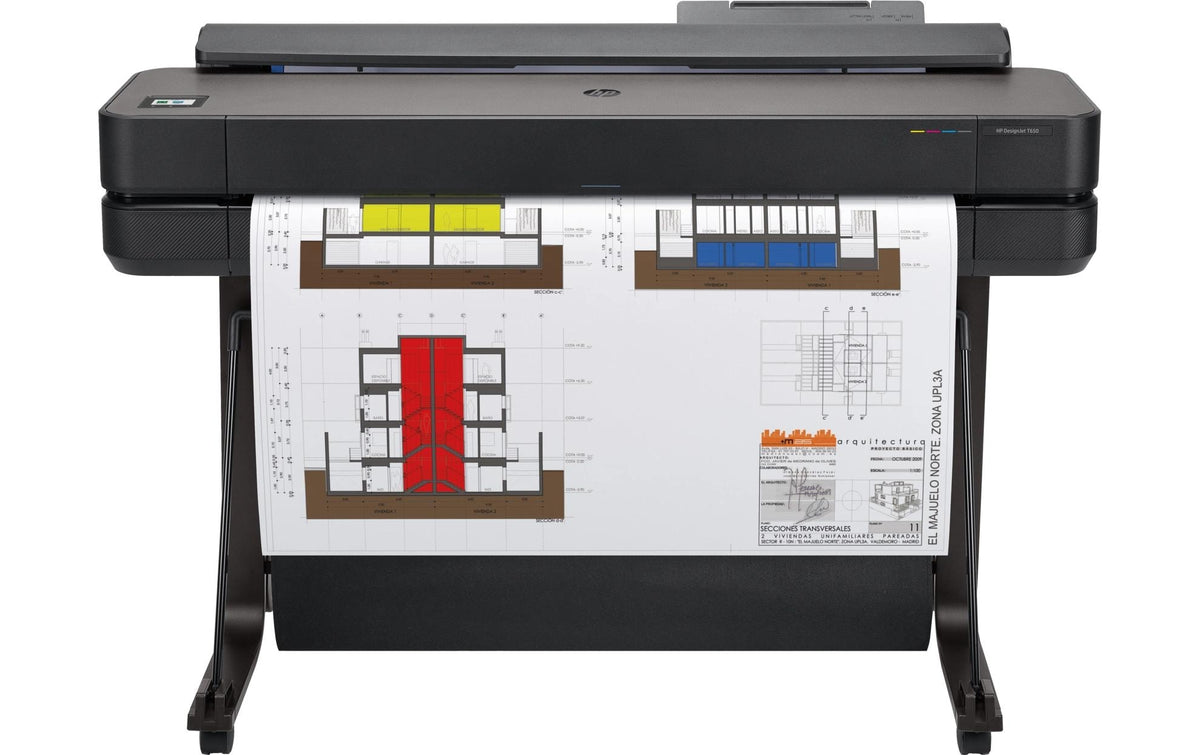 HP DesignJet T650 - 36", Rollen bis 914mm A0, USB 2.0, LAN, WLAN