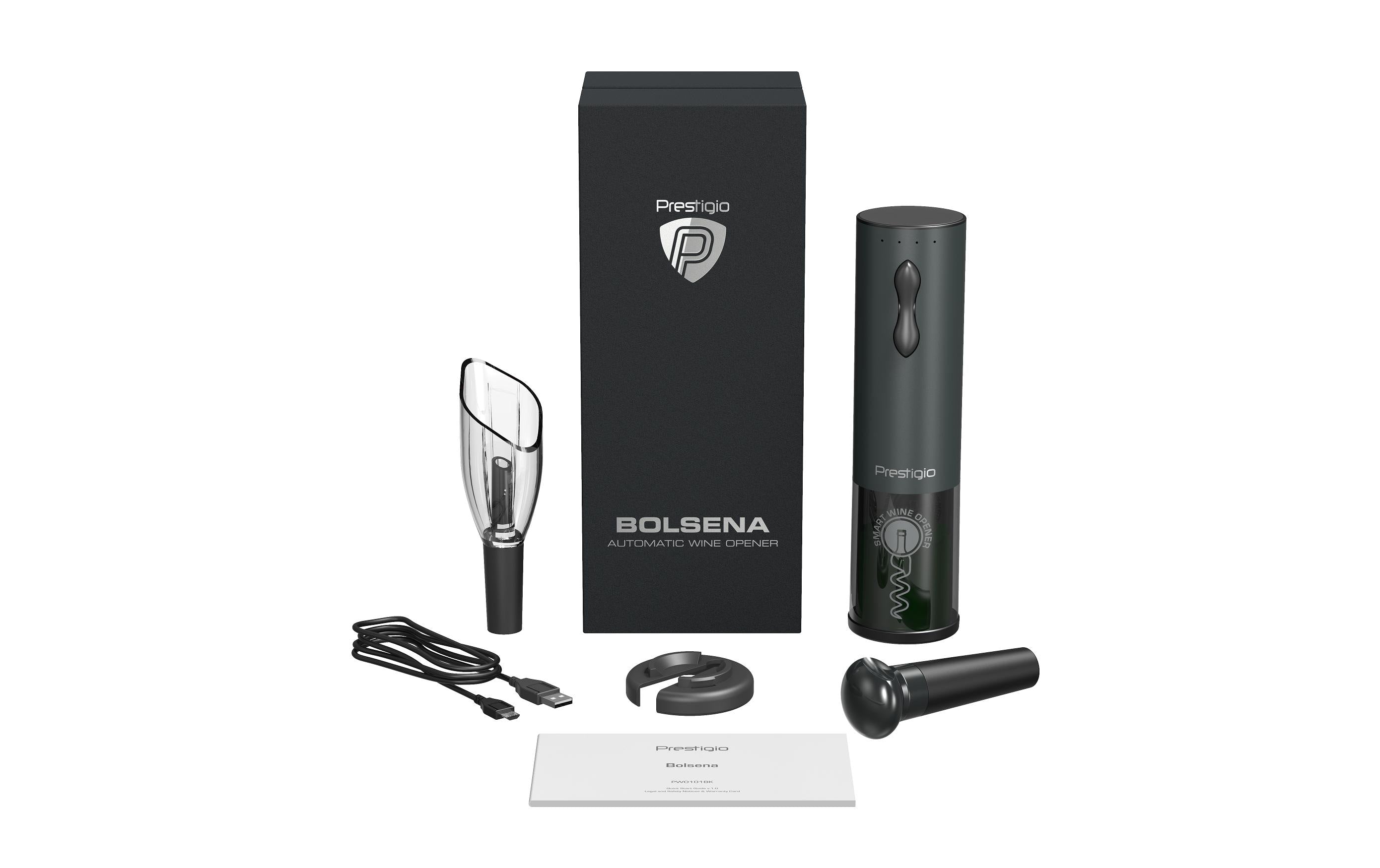 Prestigio  Elektrischer Weinöffner Garda Elektrischer Korkenzieher