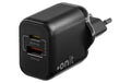 onit GaN-Wandladegerät USB CA 25W schwarz