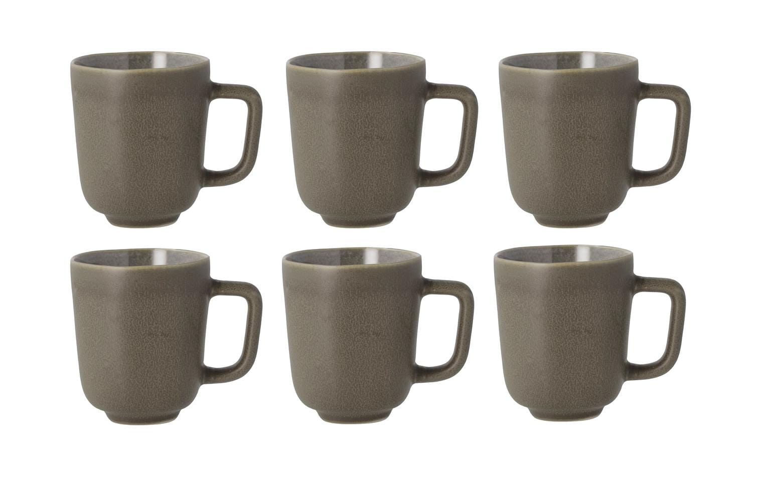 Villa Collection Tasse Shoku 33 cl 6 Stk Warm Brown Steinzeug
