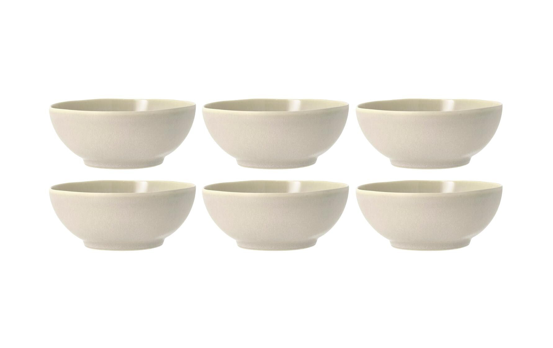 Villa Collection Schale Shoku 15 cm 6 Stk Soft Beige Steinzeug