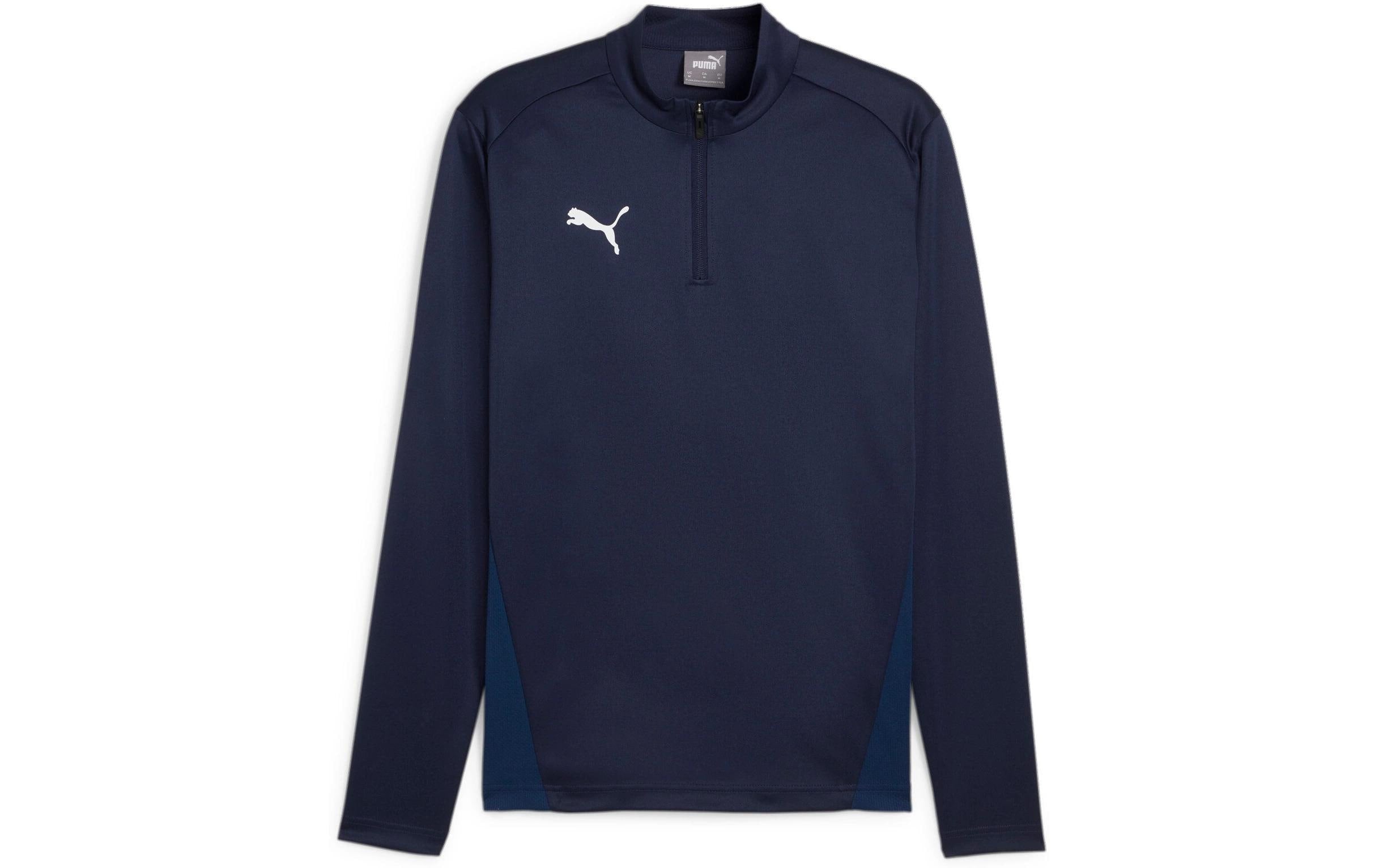 PUMA Zip Top teamGOAL Training 1/4 Grösse: M, Farbe: blue